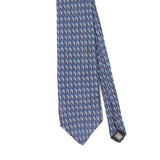 Front Front Detail of Vintage 1990's Croft & Barrow Geometric Patterned Tie