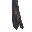 Front Front Detail of Vintage 1990's Square Geometric Patterned Tie