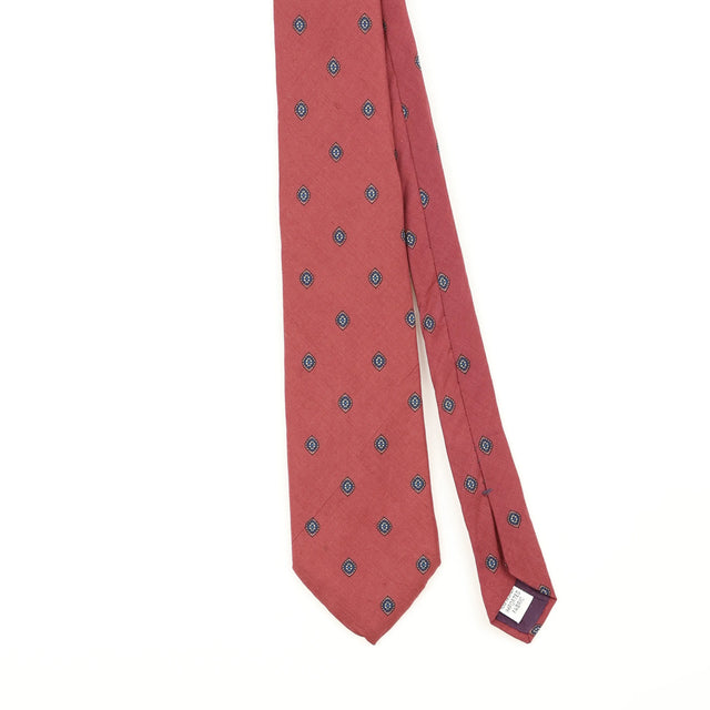 Front Front Detail of Vintage 1990's Gant Geometric Patterned Tie