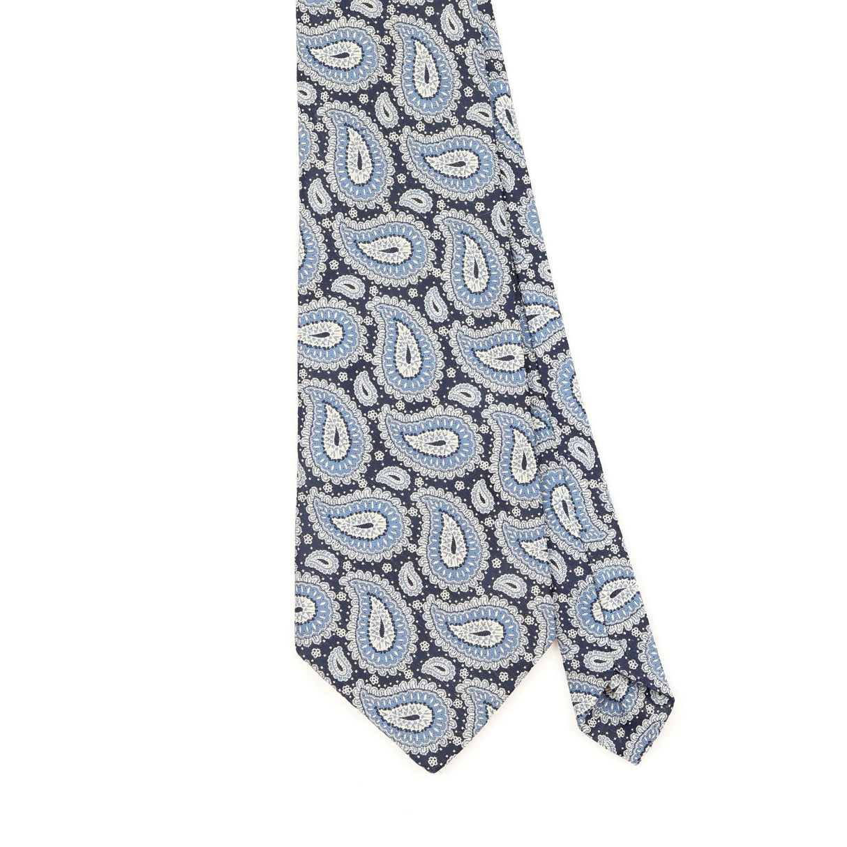 Front Front Detail of Vintage 1980's Tootal Paisley Patterned Tie