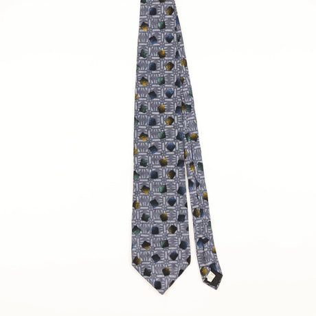 Front of Vintage 1990's Geometric Patterned Tie