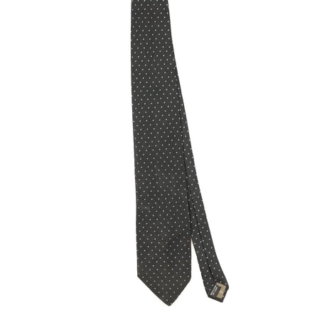 Front Front of Vintage Calvin Klein Polka Dot Patterned Tie