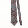 Front Detail of Vintage Damon Paisley Patterned Tie