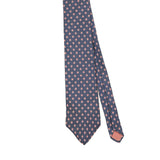 Front Front Detail of Vintage 1980's Yves Saint Laurent Diamonds Geometric Patterned Tie
