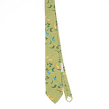 Front Front of Vintage 1980's Geometric Patterned Tie