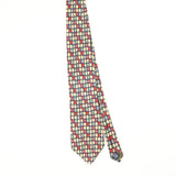 Front Front of Vintage 1990's Chaps by Ralph Lauren Geometric Patterned Tie