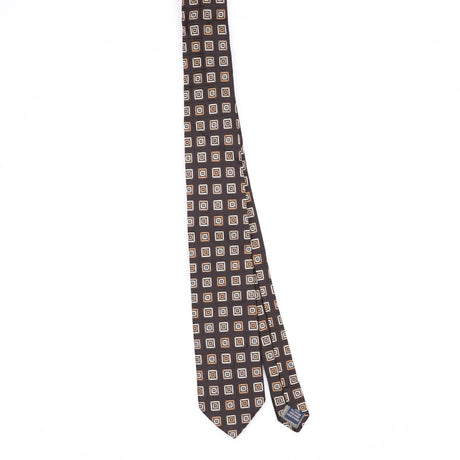 Front Front of Vintage Croft & Barrow Geometric Patterned Tie