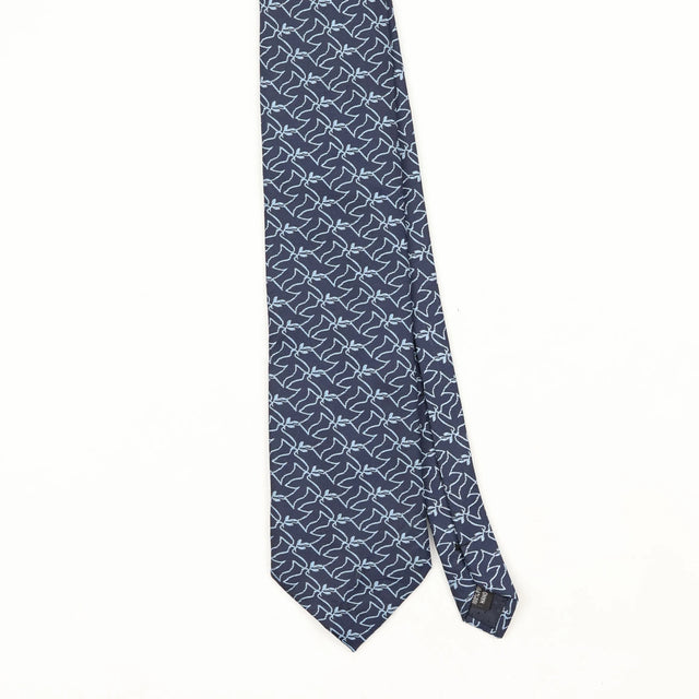 Front Front Detail of Vintage 1990's Abstract Patterned Tie