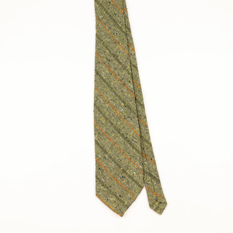 Front of Vintage 1970's Striped Patterned Tie