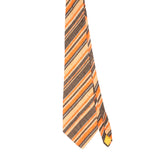Front Front of Vintage 1980's Ted Lapidus Striped Patterned Tie