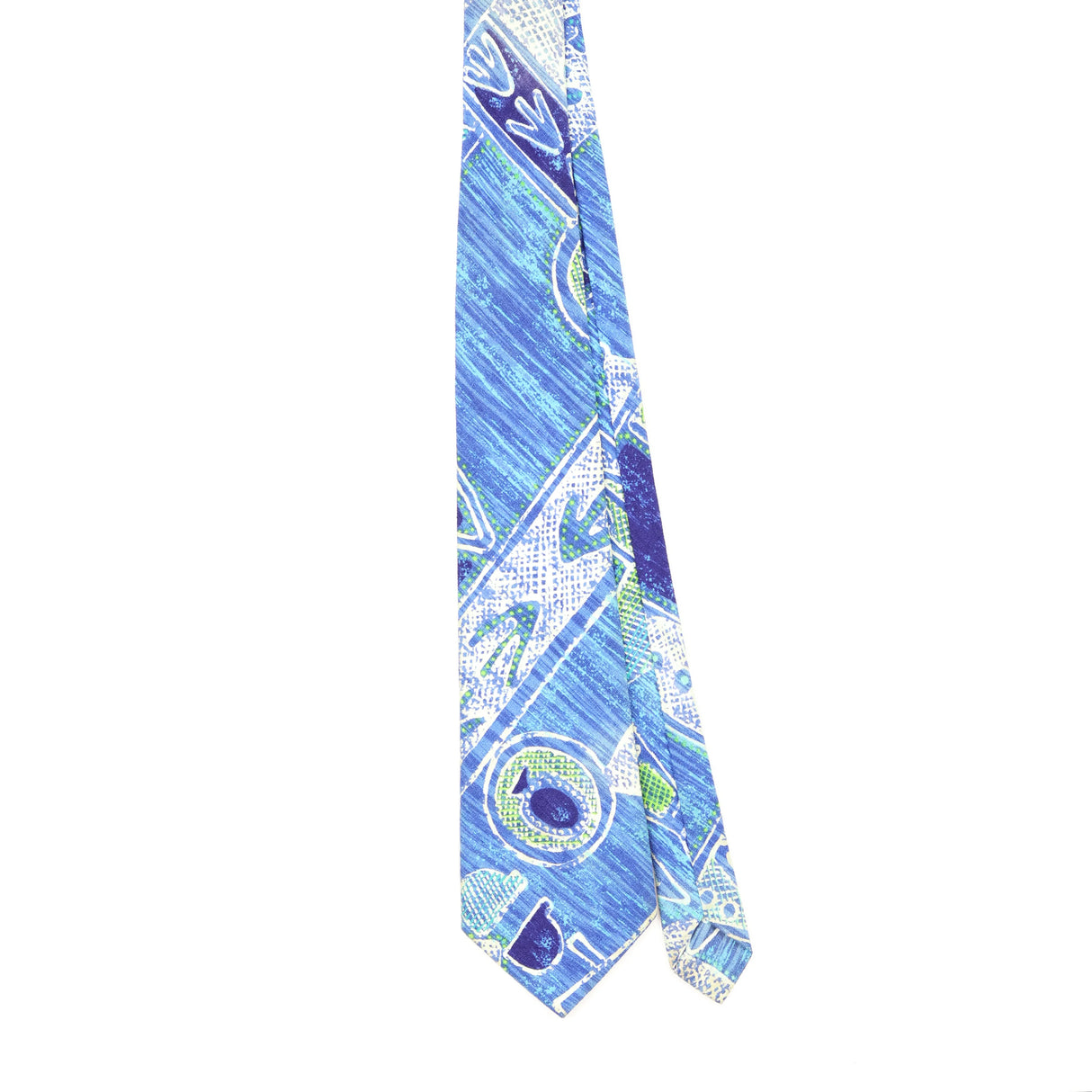 Front Front of Vintage 1990's Abstract Patterned Tie