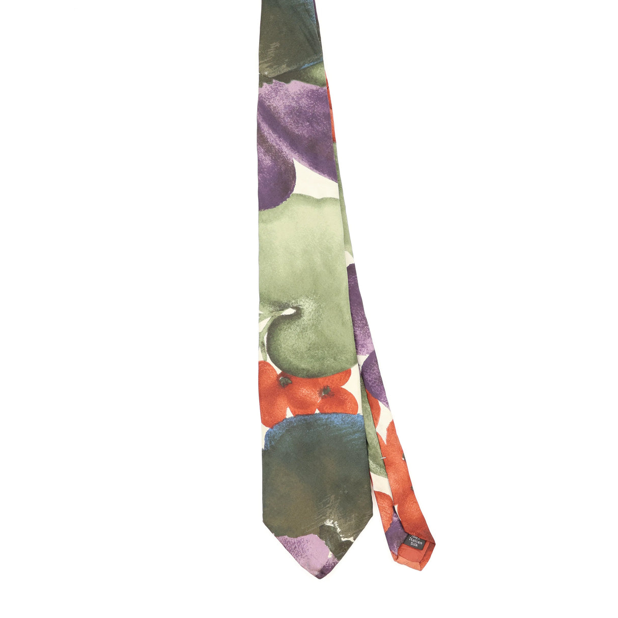 Front Front of Vintage 1990's Croft & Barrow Floral Patterned Tie