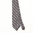 Front Front Detail of Vintage 1990's Don Loper Geometric Patterned Tie