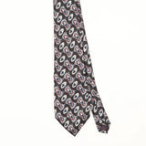 Front Front Detail of Vintage 1990's Don Loper Geometric Patterned Tie