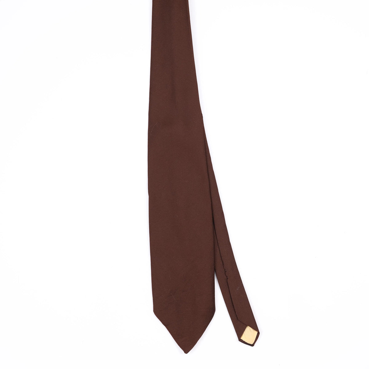 Front Front of Vintage 1980's Plain Patterned Tie