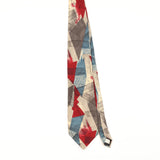 Front of Vintage 1990's Oscar De La Renta Abstract Patterned Tie