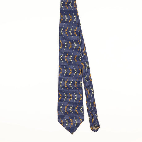 Front of Vintage 1990's Geometric Patterned Tie
