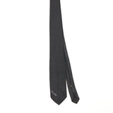 Front Front of Vintage 1990's Oscar De La Renta Polka Dot Patterned Tie