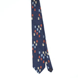 Front Front of Vintage 1980's Squares Geometric Patterned Tie