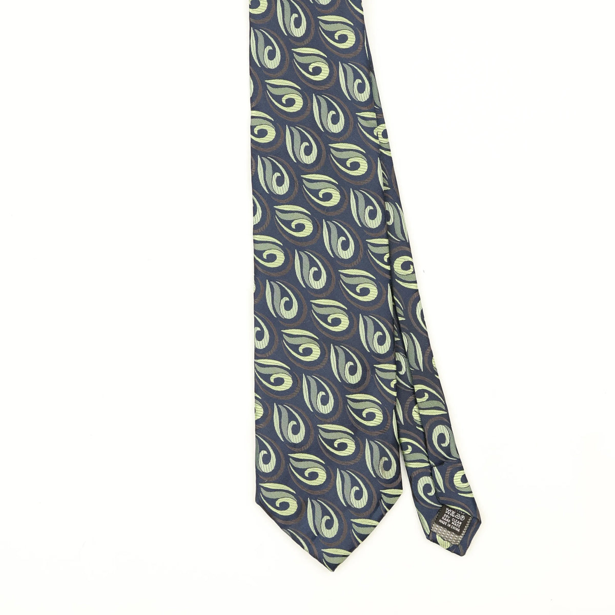 Front Front Detail of Vintage Giorgio Brutini Abstract Patterned Tie