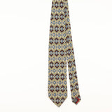 Front of Vintage 1990's Tie Rack Charleston Geometric Patterned Tie