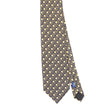 Front Front Detail of Vintage Circles Geometric Patterned Tie