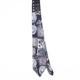 Front Front of Vintage 1990's Abstract Patterned Tie