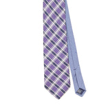 Front Front Detail of Vintage 1990's Tommy Hilfiger Check Patterned Tie