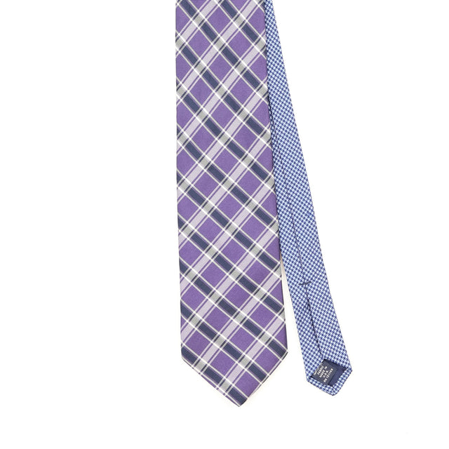 Front Front Detail of Vintage 1990's Tommy Hilfiger Check Patterned Tie
