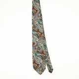 Front Front of Vintage 1990's Floral Patterned Tie