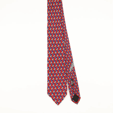 Front of Vintage 1990's Jz Richards Geometric Patterned Tie