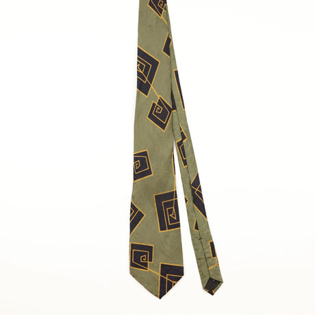 Front of Vintage 1990's Martin Wong Abstract Patterned Tie