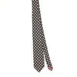 Front of Vintage 1980's Geometric Patterned Tie