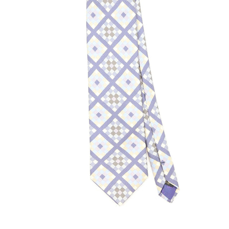Front Front Detail of Vintage Liberty of London Geometric Patterned Tie