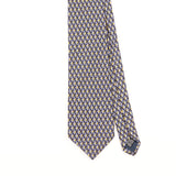 Front Detail of Vintage 1990's Jaeger Geometric Patterned Tie