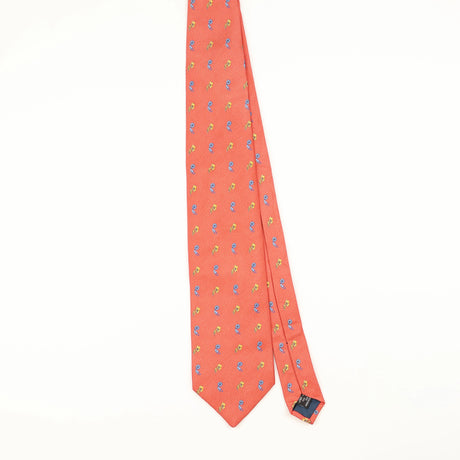 Front of Vintage 1980's Austin Reed Geometric Patterned Tie
