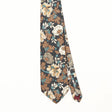 Front Front Detail of Vintage 1990's Floral Patterned Tie