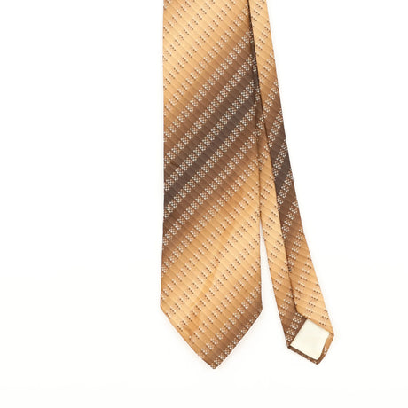 Front Detail of Vintage 1980's Sears Striped Patterned Tie
