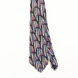 Front Front Detail of Vintage 1990's Jerry Garcia Landscape Abstract Patterned Tie