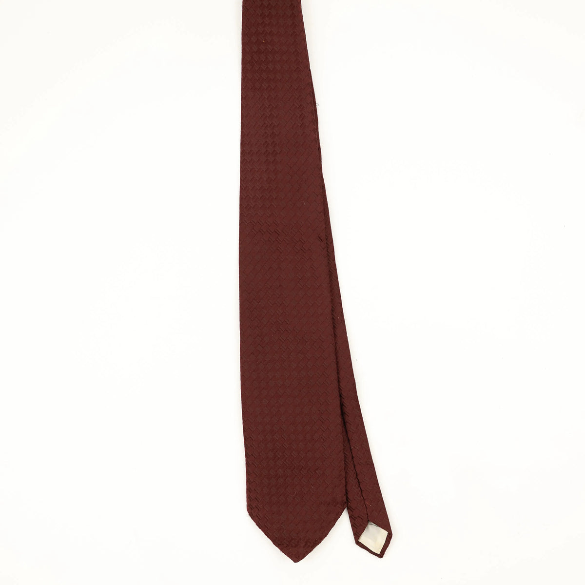 Front Front of Vintage 1980's Geometric Patterned Tie