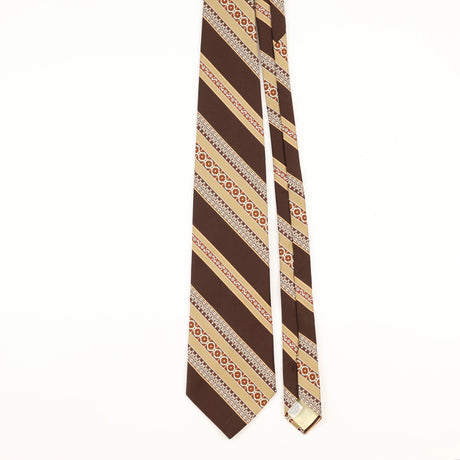 Front of Vintage Striped Patterned Tie