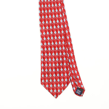 Front Front Detail of Vintage Geometric Patterned Tie