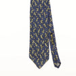 Front Detail of Vintage 1990's Zylos Geometric Patterned Tie
