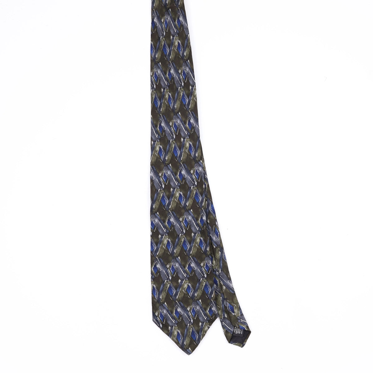 Front Front of Vintage Van Heusen Geometric Patterned Tie