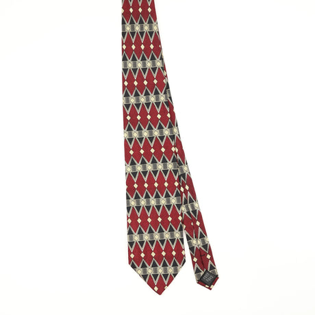 Front Front of Vintage 1990's Geometric Patterned Tie