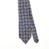 Front Front Detail of Vintage 1990's Geometric Patterned Tie
