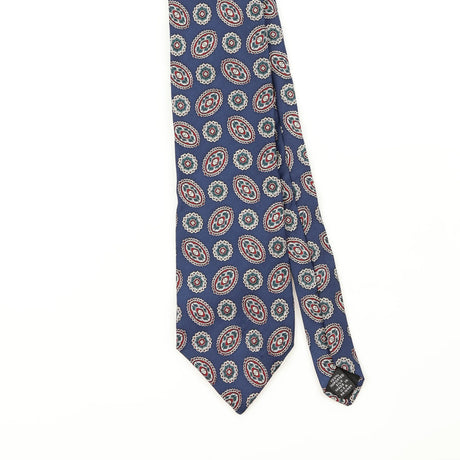 Front Front Detail of Vintage 1990's Geometric Patterned Tie