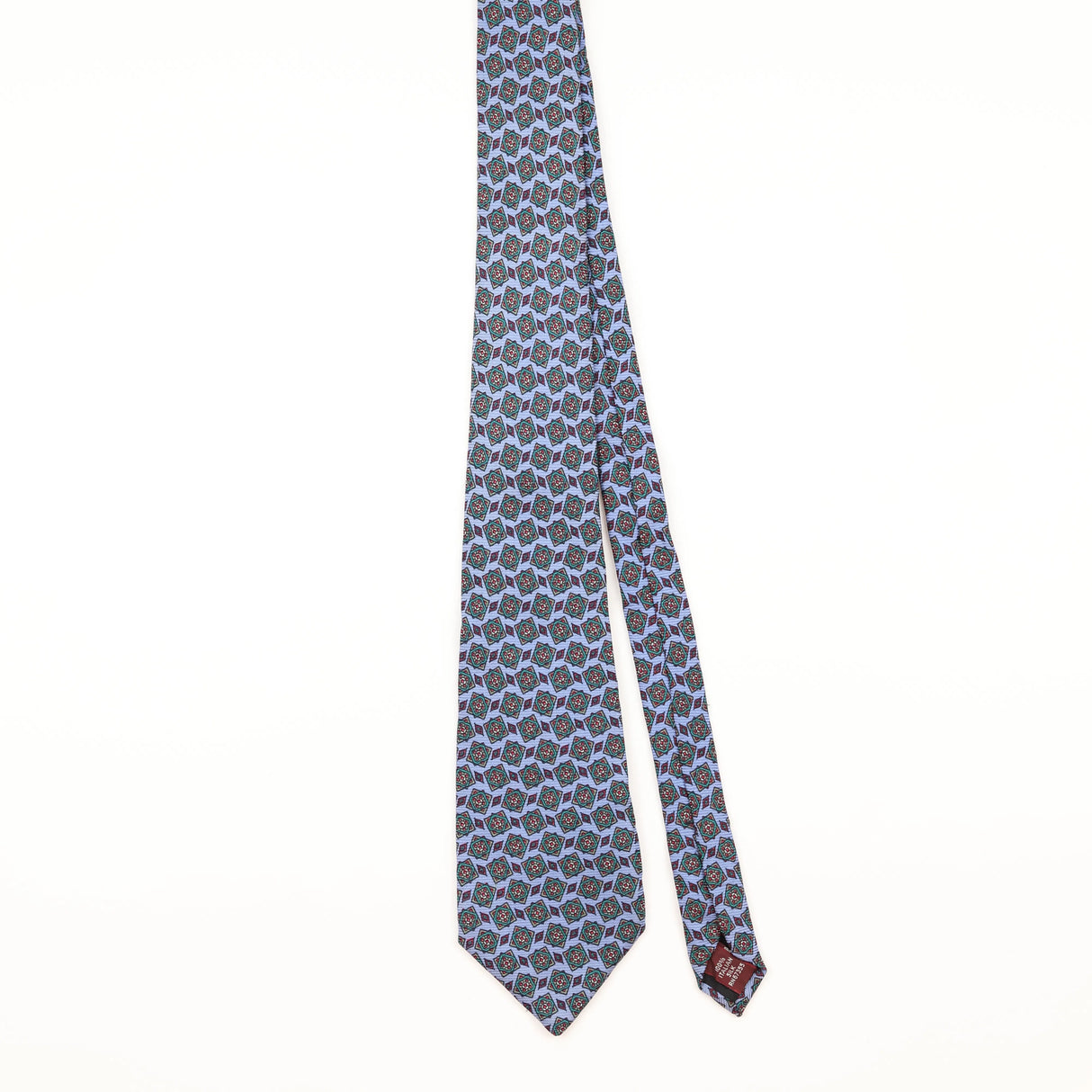 Front of Vintage 1990's Geometric Patterned Tie