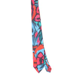 Front Front of Vintage 1990's Abstract Patterned Tie