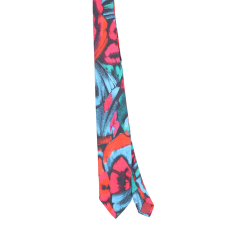 Front Front of Vintage 1990's Abstract Patterned Tie